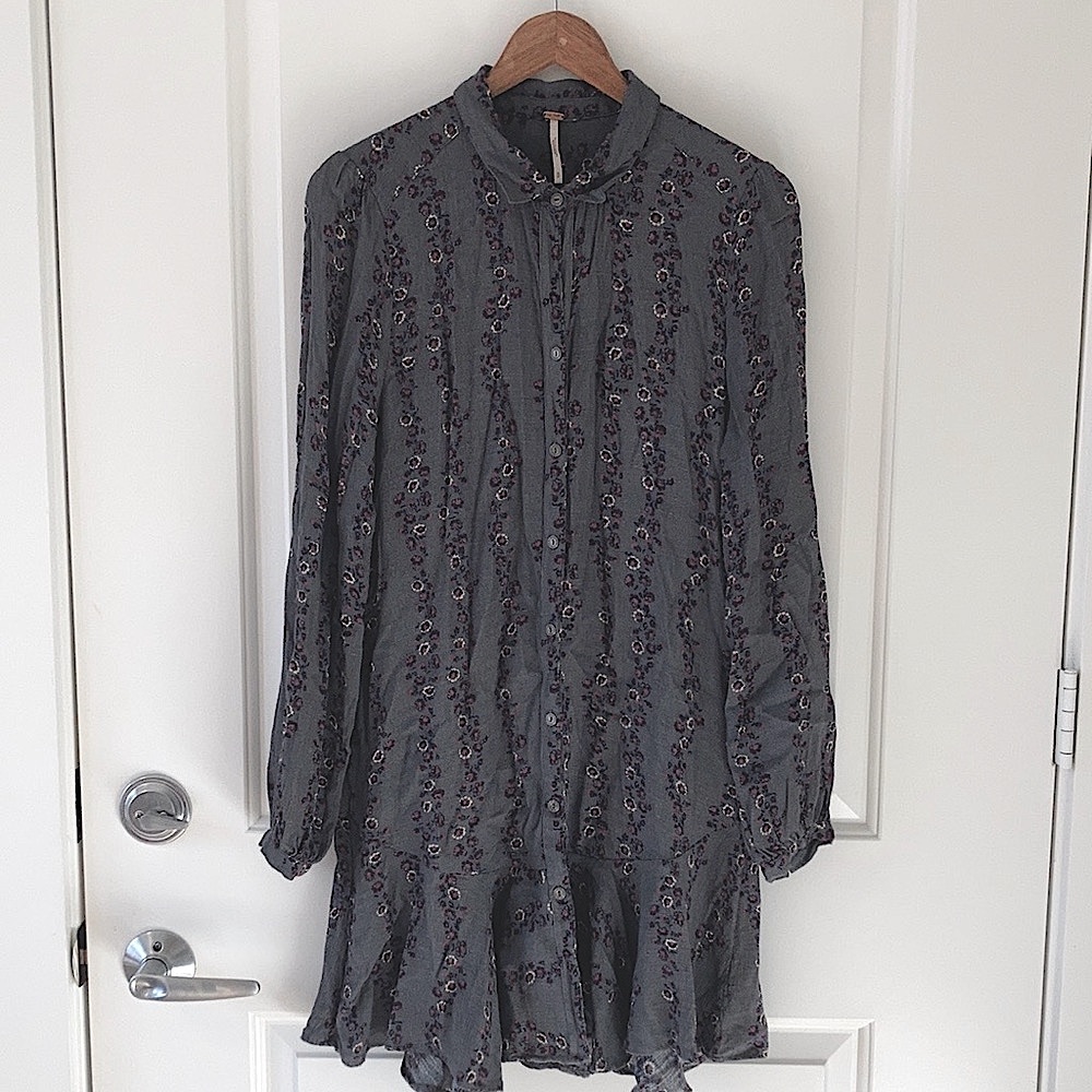 Free people long sleeve dress